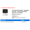 thumbnail image 2 of Fuel Pump Driver Module - Compatible with 1994 - 1999 Chevy K2500 Suburban 6.5L V8 Diesel 1995 1996 1997 1998, 2 of 2