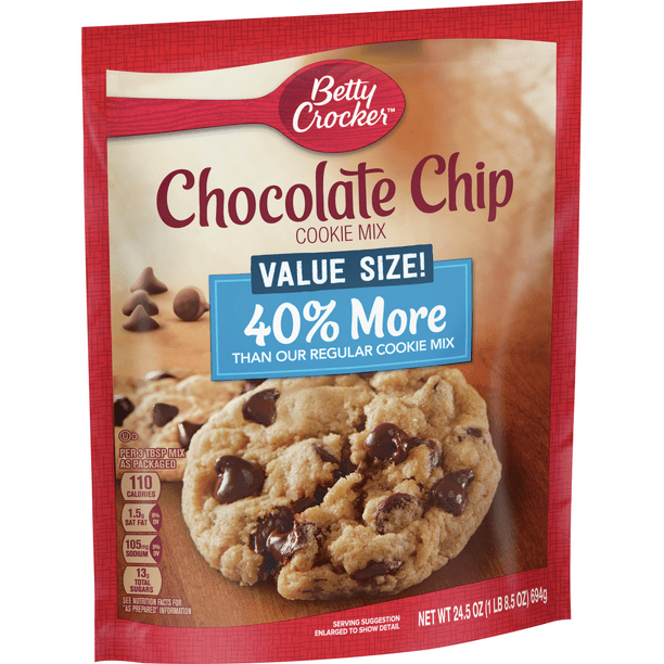 Betty Crocker Choc Chip Cookie Mix 24 5 Oz Walmart Com Walmart Com