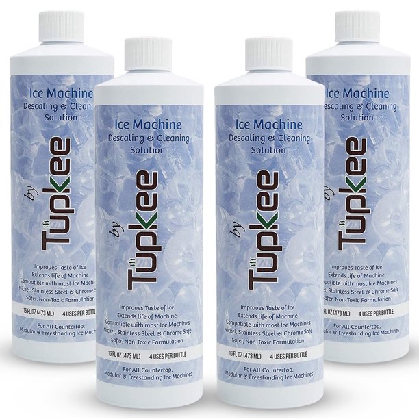 Tupkee Ice Machine Cleaner Nickel Safe 16oz Ice Maker Cleaner, Universal for Affresh