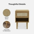 thumbnail image 5 of Mopio Haylee Nightstand Oak Rattan, 5 of 6