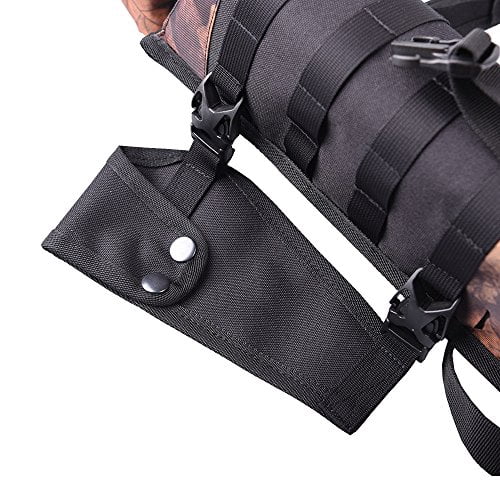 UNISTRENGH Multifunctional Tactical Arrow Quiver Single Shoulder Bag Hanging Belt Storage Cylinder Arrow Pot