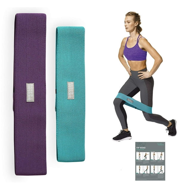 Bandas de Resistencia Gaiam Restore círculos elásticas para glúteos Mujeres y Hombres con Resistenci