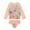Orange, variant on Girls Rash Guard Two Piece Swimsuit Floral Long Sleeve Swimwear with Ruffle Bottoms Toddler Kids Bathing Suit