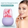 thumbnail image 3 of Rodillo de hielo Limpiador facial Piel Masajeador en frío Multifuncional Reducir el acné (Púrpura) Likrtyny Cuidado Belleza, 3 of 8