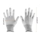 thumbnail image 2 of Guantes antiestáticos ESD Uxcell de 6 pares de 21 cm con borde de overlock, alta resistencia, guantes de fibra de carbono para computadora (grande), gris, 2 of 5