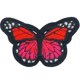 thumbnail image 2 of 14 pegatinas de tela bordadas con dibujos animados de mariposas., 2 of 2