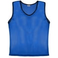 thumbnail image 2 of Murray Sporting Goods Nylon Mesh Scrimmage Practice Vests - Set of 12 Pinnies for Adult and Youth Basketball, Soccer, Football, Volleyball Teams (6 Red/6 Blue, Adult), 2 of 7