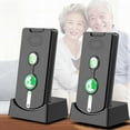 thumbnail image 5 of Yucurem 2026 Upgrade 2 Way Wireless Intercom for Home, Caregiver Pager Intercom for Elderly, 500m Range Real-time Business Room to Room Communication Intercoms Wireless (Black), 5 of 8