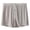 Gray, variant on Men Comfort Boxer Underwear Solid Color Loose Breathable Home Button Flat-Corner Underwear Boxers Green XXL