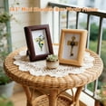thumbnail image 2 of 2x3 Mini Shadow Box Frame – Real Glass Small Shadow box Display I Deep Display Case for Coins, Pins, photo, Dried Flowers, Baby Keepsakes – Small Shadowbox for Wall or Tabletop (Wood color), 2 of 7