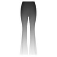 thumbnail image 3 of GigrtiJin Womens Gym Yoga Pants Gradient Color High Waisted Straight Leg Flare Pants Trendy Tight Sport Long Pants, 3 of 4