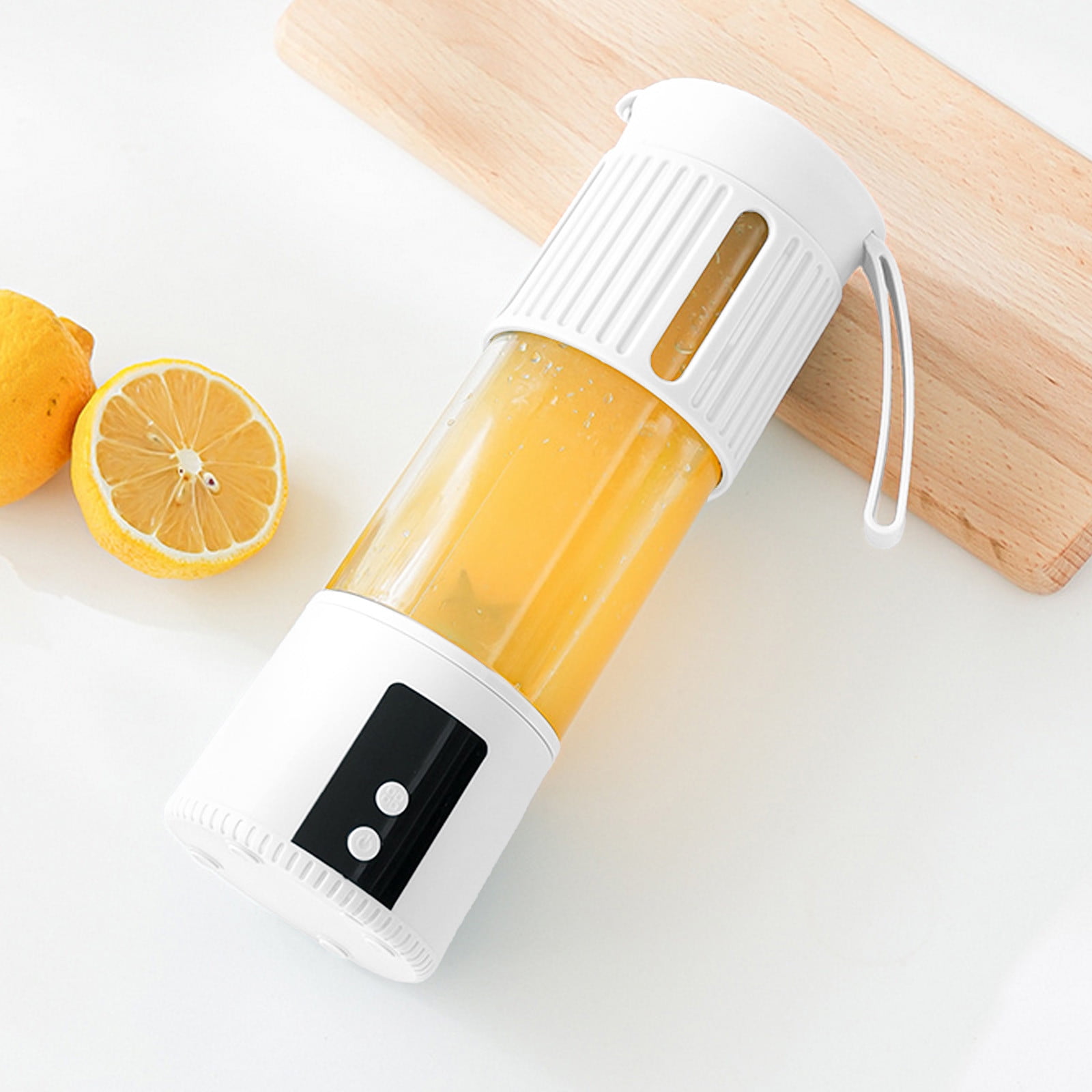 Electric Juicer Cup Portable Blender Rechargeable Mini Smoothie Maker Baby Food Grinder USB Fruit Mixer Powerful Blade, Kitchen Travel Office Gym Healthy Drink Juicing Preparation On The Go