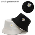 thumbnail image 3 of Sombrero de pescador para verano, para viajes, playa, sombrero para el sol, bordado, 3 of 5