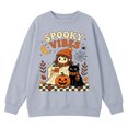 thumbnail image 5 of Venzia Women Cute Fall Sweatshirt, Retro Pumpkin Black Cat Cartoon Graphic Crewneck Casual Autumn Pullover Top, 5 of 6