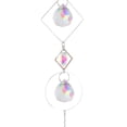 thumbnail image 2 of Wind Chime Crystal Light Catcher Ball Ornaments Colgante de marco redondo (2), 2 of 5