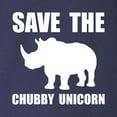 thumbnail image 3 of CafePress - Chubby Unicorn Rhino Long Sleeve T Shirt - Long Sleeve Dark T-Shirt, 3 of 4