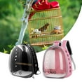 thumbnail image 3 of Destyer Space Capsules Bag For Parrots Wide Application Breathable And Comfortable Transparent Detachable pink, 3 of 6