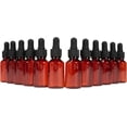 thumbnail image 4 of 1/2oz Empty Plastic Dropper Bottle, 48 Pack, Amber Bottle, Black Dropper, 15mL, for Medication, Essential Oils, Chemicals, Perfumes & Colognes, 4 of 7