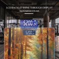 thumbnail image 3 of High Precision Body Weight Scale Smart Bathroom Scales with Large LCD Display(400lbs),Decorative for Bedroom-Forest Scene With Tall Trees And Sunlight Filtering Through The Leaves, 3 of 4