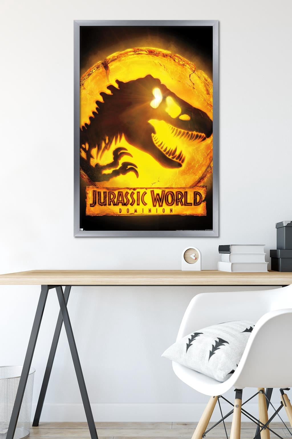 Jurassic World: Dominion - Logo One Sheet Wall Poster, 22.375" x 34" Framed