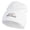 White, variant on Irving City Embroidered 8 inch Acrylic Short Blank Beanie - Grey OSFM
