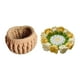 thumbnail image 1 of Kit de crochet para principiantes, posavasos de flores de crochet, regalo decorativo para el hogar. Amarillo, 1 of 9