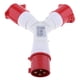 thumbnail image 1 of 380v 32a Multifunción Enchufe Industrial Conector Impermeable 3p + E Accesorios Rojo+, 1 of 6
