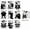 #5BLACK, variant on Christmas Window Clings, Xmas Glass Decals, Seasonal Wall Decor, Quick Peel Paste and Repositionable Design for Storefront Windows, Dining Room Glass, and Bedroom Mirrors.