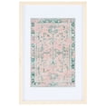 thumbnail image 3 of SAFAVIEH Historia 23 in. Framed Textile Wall Art, Green/Pink, 3 of 5