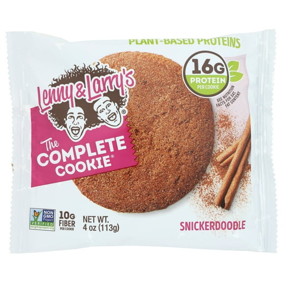 Pack of 12, Lenny & Larrys The Complete Cookie - Snickerdoodle, 4 oz