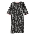 thumbnail image 4 of Open Back Night Gown For Ladies - Assisted Dressing Hospital Gown - Ink Drawn Floral XL, 4 of 4