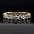 thumbnail image 2 of 2.00TCW Round Cut Lab Created Diamond Eternity Wedding Band Solid 14K Yellow Gold Plated, 2 of 3