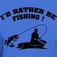 thumbnail image 3 of CafePress - I'd Rather Be Fishing ! Dark T Shirt - Men's Classic Graphic Cotton T-Shirt, 3 of 4