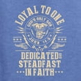 thumbnail image 6 of Wild Bobby, Loyal To One Dedicated Steadfast In Faith | Religious Bible Verse John 14:6 Inspirational/Christian Unisex Graphic Hoodie Sweatshirt, Vintage Heather Blue, 3X-Large, 6 of 6