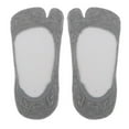 thumbnail image 2 of Low Cut Socks Women Non-slip Invisible Flats Boat Socks , Gray, as described, 2 of 8