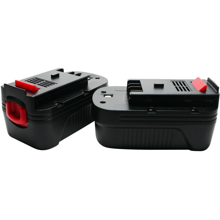 2-Pack UpStart Battery - Black & Decker NHT518 Battery Replacement - For  Black & Decker 18V HPB18 Power Tool Battery (1500mAh, NICD) 