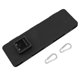 thumbnail image 1 of Cargador USB doble plegable para teléfono y banco de energía, kit de carga solar portátil, panel solar ETFE de 5 V y 13 W, color negro, de 4 pliegues, 1 of 8