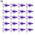 thumbnail image 1 of Opolski 20Pcs Artificial Shrimp Lure Reusable Flexible PVC Plastic Hairy Shrimp Bait Fishing Accessory, 1 of 8