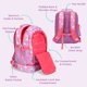 thumbnail image 3 of Bentgo Mochila 2 en 1 para niños y bolsa de almuerzo aislada – Mochila duradera con 16 compartimentos y contenedor de almuerzo en estampados únicos para la escuela y viajes – Acolchado resistente al a, 3 of 5