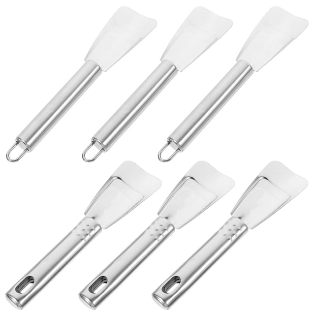 OUNONA 6 Pcs Dégivrage de Réfrigérateur pour Congélateur avec Poignée en Tube Rond en Acier Inoxydable 7.07X1.77X0.79 Po