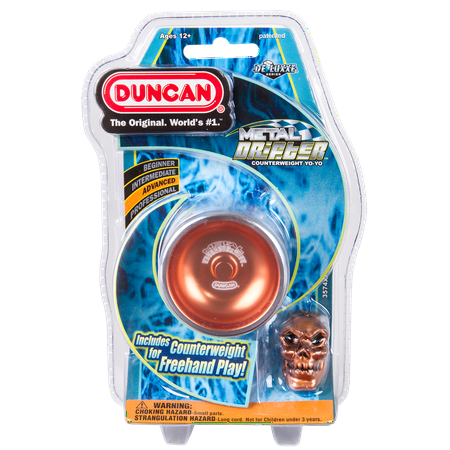 Duncan Toys Metal Drifter Yo-Yo, String Trick Yo-Yo with Counterweight, Ball Bearing Axle and Aluminum Body, Colors May Vary