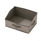 thumbnail image 2 of 6.34 Galón Contenedor de Almacenamiento Trapezoidal Plegable, Organizador de Tela No Tejida con Cartón Resistente, Gris/Negro, 40x30x20cm para Dormitorio Armado Ropa Toallas Libros, 2 of 6