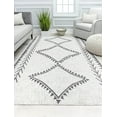 thumbnail image 2 of Mason Brooks Cressida CA45A Angelica Gray Moroccan Tribal Gray Area Rug, 2'6" x 8', 2 of 9