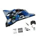 thumbnail image 1 of Avión de a control remoto, modelo a reacción, para niños a partir de 14 años, portátil, recargable por USB, ligero, para aficionados. azul, 1 of 10