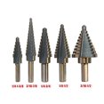 thumbnail image 5 of Juego de brocas escalonadas HSS de sistema británico de 5 uds con revestimiento de forma Triangular, broca Pagoda de vástago Triangular con revestimiento de titanio TUNC Sencillez, 5 of 5