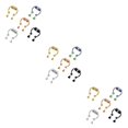 thumbnail image 1 of Guardurnaity 5 pares de anillos pequeños para la nariz que no perforan Tragus Stud Lodestone moda estilo punk tendencia joyería del cuerpo accesorios de aro Type8 NO8 Guardurnaity CBP373260, 1 of 6