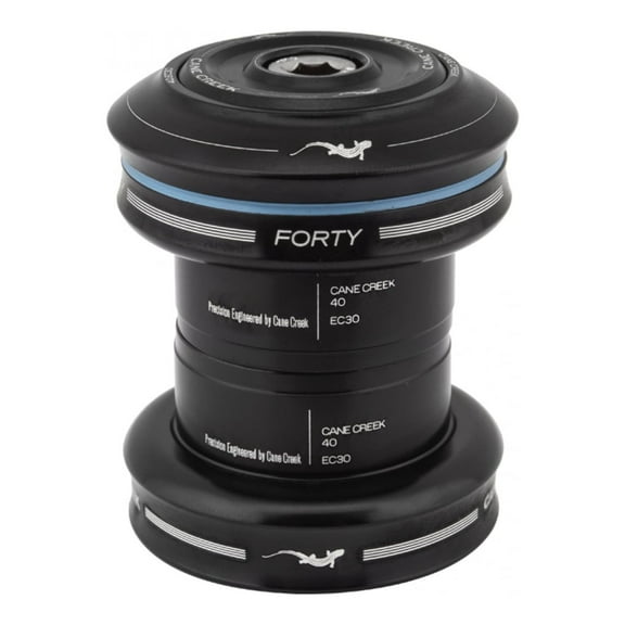 Cane Creek 40 EC30/25.4 / EC30/26 Headset 1 Straight Steerer Black