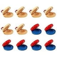 thumbnail image 1 of 12 Pcs Musical Castanets Instrument, Uspacific Wooden Castanets Percussion, Clap Board Music Educational, 1 of 5