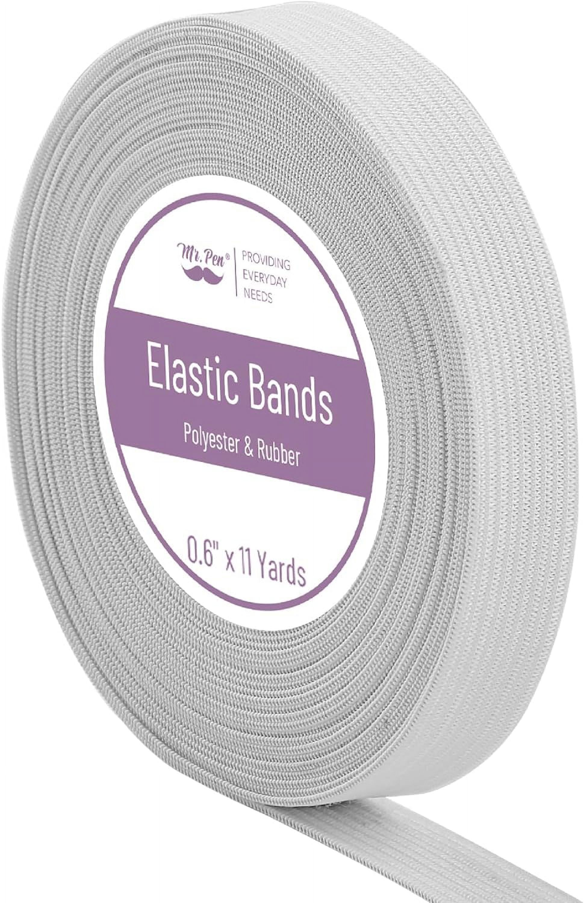 1.5" (38mm) White Knitted Elastic – Made In USA – American Elastic & Tape