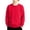 BT20_Red, variant on Lumtrix Girls Long Sleeve Sweatshirts Cute Crewneck Oversized Pullover Casual Solid Color Tops Navy 120